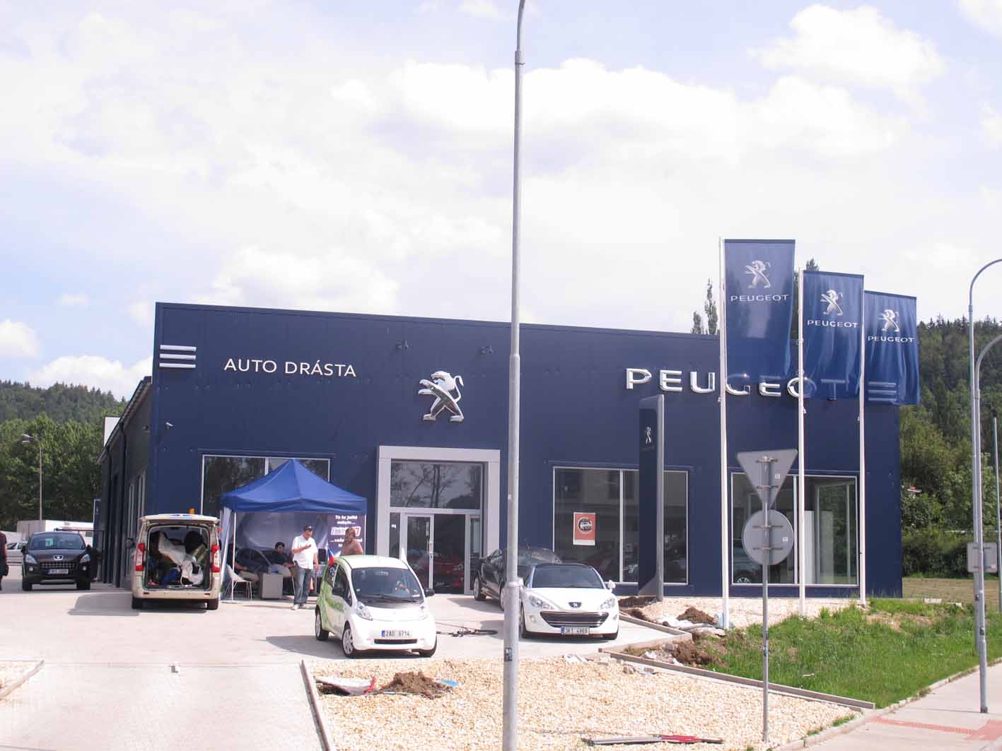 Stanoviště v Peugeot Karlovy Vary
