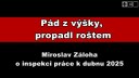 PRACOVNÍ ÚRAZ: Pád z výšky, propadl roštem