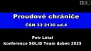 Proudové chrániče dle ČSN 33 2130 ed.4 na koferenci SOLID 2025